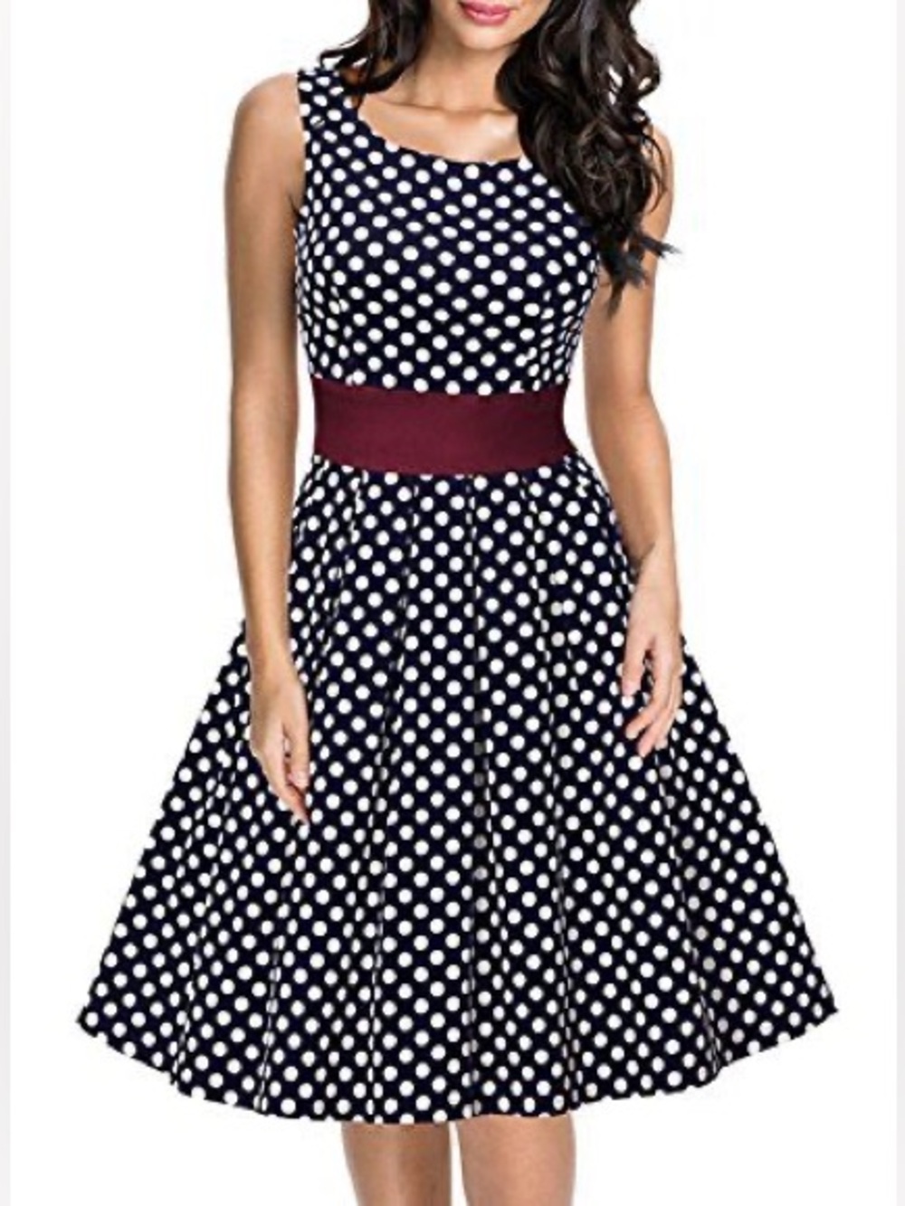 Miusol NWT Polka Dot Retro Swing‎ Dress Size Small